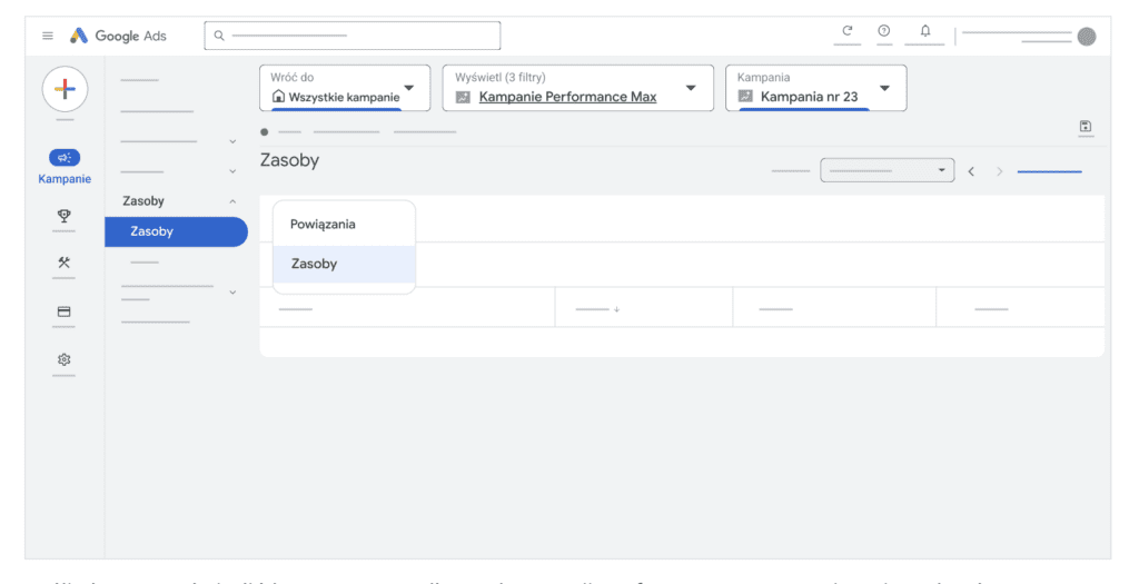 zasoby Performance Max