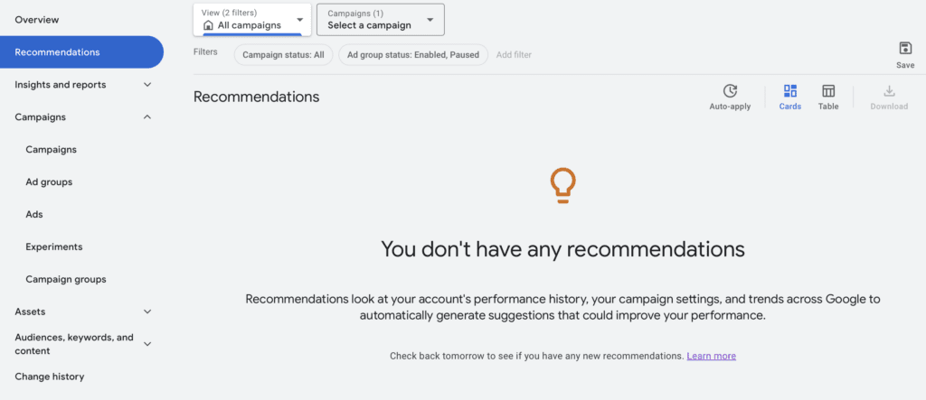 rekomendacje Google Ads