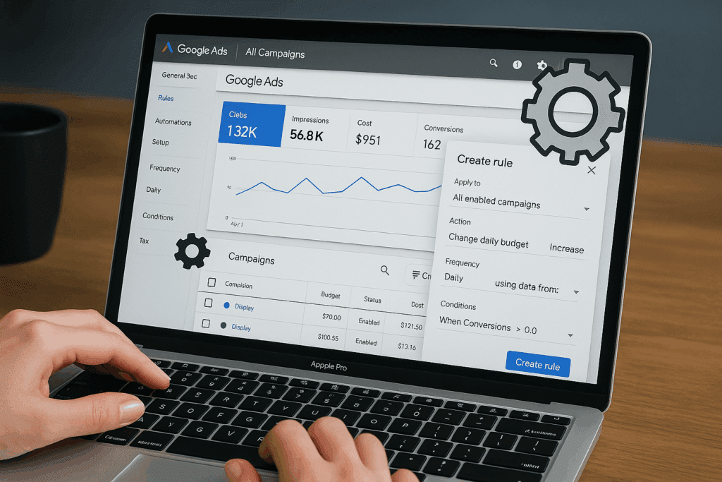 reguły automatyczne Google Ads